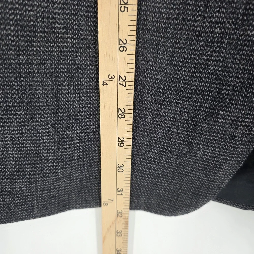 Vintage Etienne Aigner Blazer Men 46R Gray Houndstooth 100% Wool Classic Busines